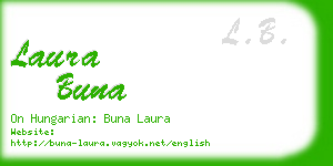 laura buna business card